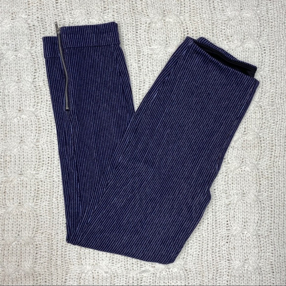 Pinstripe Denim Jeggings - Picture 4 of 5